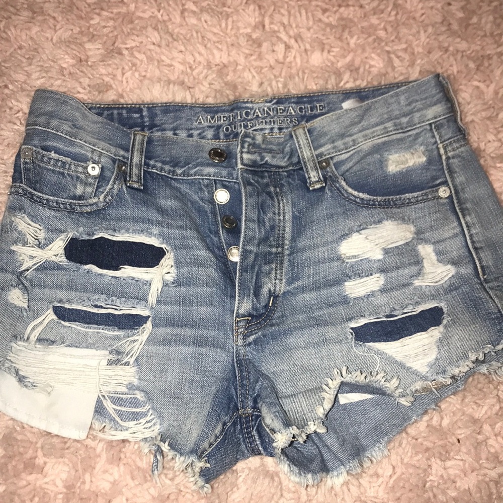American eagle denim shorts